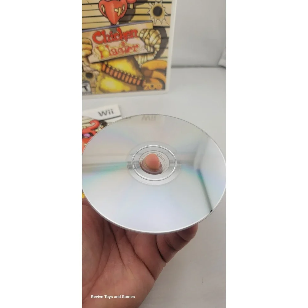 Chicken Blaster (Nintendo Wii, 2009) CIB Complete Tested and Working Great Cond.